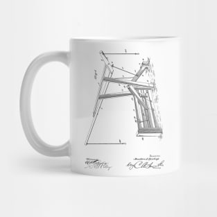 Gate Vintage Patent Hand Drawing Mug